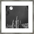 Mosque In Full Moon Framed Print