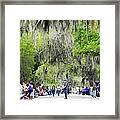 Moss And Massive Crowd Framed Print