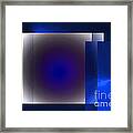 Mostly Blue Framed Print