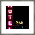 Motel Bar Hbo No Vacancy Framed Print