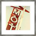 Motel El Rey Framed Print