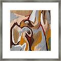 Mother Eagle With Baby Framed Print