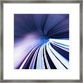 Motion Tunnel Framed Print