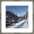 Motor Mill In Winter Framed Print