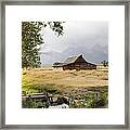 Moulton Barn At Mormon Row Framed Print