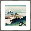 Mount Fuji, Inume Pass, Koshu, 1830s Framed Print