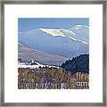 Mount Mansfield Winter Framed Print