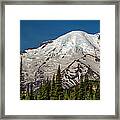 Mount Rainier Glaciers Framed Print