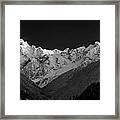 Mount Redoubt And Nodoubt Peak Framed Print