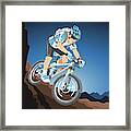 Mountain Bike Action Framed Print