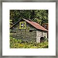 Mountain Heritage Barn Quilt Framed Print