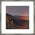 Mountain Rainbow-002 Framed Print