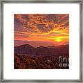 Mountain Sunset Framed Print