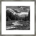 Mountain Valley Stream Framed Print