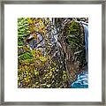 Mountain Waterfall Framed Print