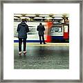 Movement #travel #london #tfl Framed Print