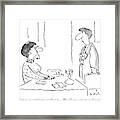 Mr. Hazlett Is In Conference Right Now Framed Print