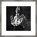 Mrs. John Rawlings Smoking Framed Print