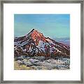 Mt Hood North Face Framed Print