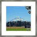 Mt. Rainier From The Western Side Framed Print