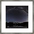 Mt. Shuksan And Milky Way Arch Framed Print