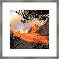 Mt. Whitney Sunrise Framed Print