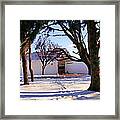Abstract Of Center For The Arts Exterior Allentown Pa Framed Print