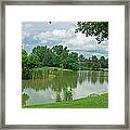 Muller Chapel Pond Ithaca College Framed Print