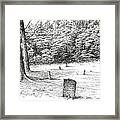 Mullin's Cemetery Framed Print