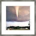 Mulvane Tornado With Storm Chasers Framed Print