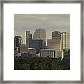 Music City Skyline Nashville Tennessee Framed Print