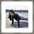 #muslimgirl Working Out Framed Print