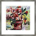 My Little Flower Pot Framed Print