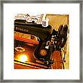 My Mother's Sewing Machine. #vintage Framed Print