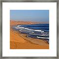 Namib Desert Meets The Sea Framed Print