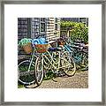 Nantucket Bikes Framed Print