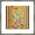 Napa Valley Ava Map Framed Print