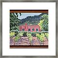 Napa Valley Red Framed Print