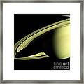 Narrow Angle Image Of Saturn May 16 Framed Print