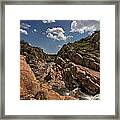 Narrows Canyon In The Wichita Mountains Framed Print