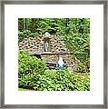 National Shrine Grotto Of Our Lady Of Lourdes Framed Print