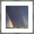 Natures Twin Towers Framed Print