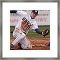 Navy Baseball Framed Print