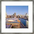 Navy Pier, Chicago, Morning, Illinois Framed Print