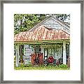 N.c. Tractor Shed - Photography By Jo Ann Tomaselli Framed Print