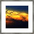 Nebraska Mammatus Sunset Framed Print