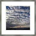 Needle In Clouds Framed Print