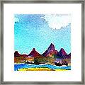 Needles Mountains Framed Print