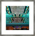 Neon Sunset Framed Print