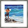 Net Fishing Framed Print